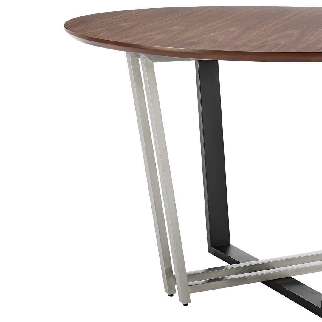 Walnut-Stainless Steel - Black