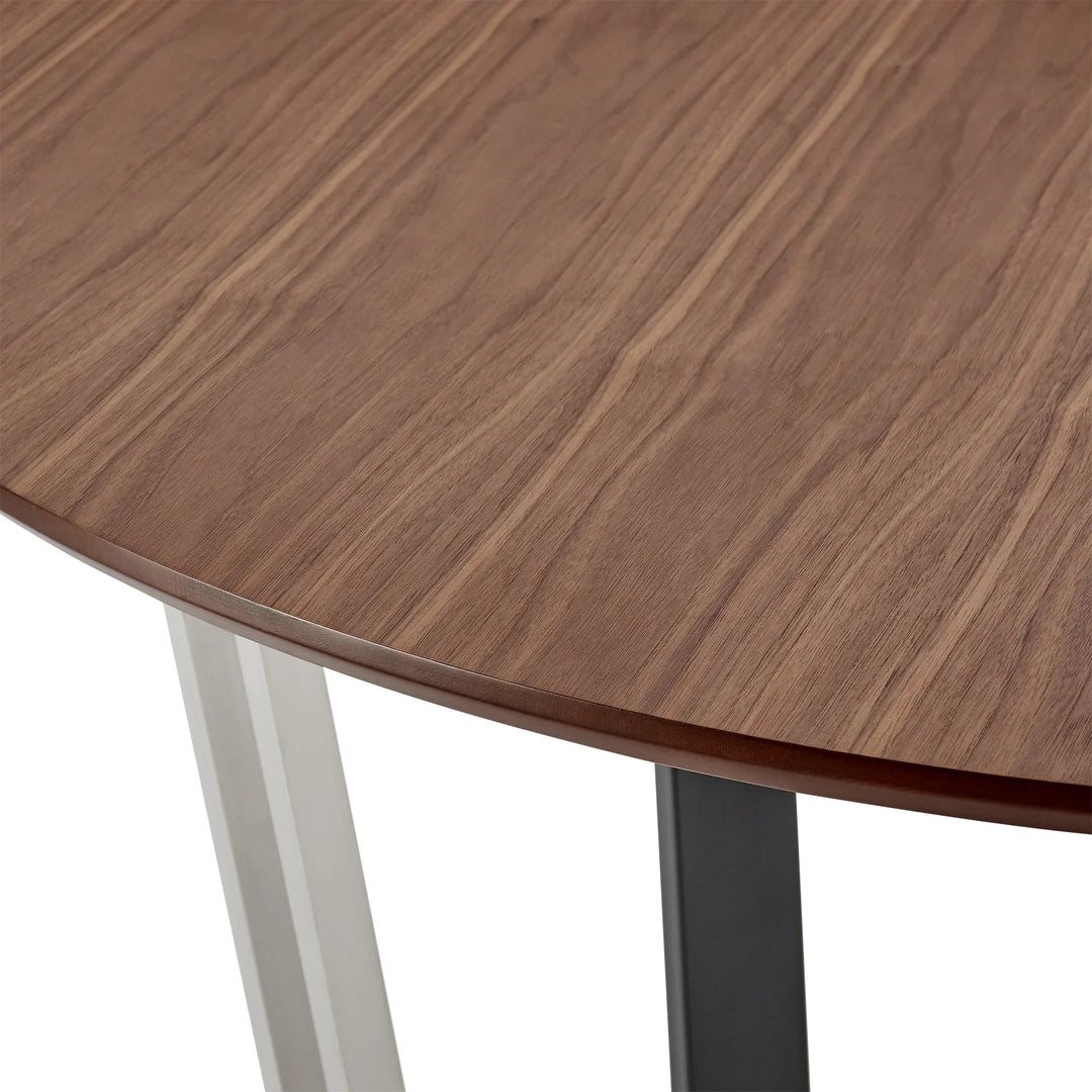 Walnut-Stainless Steel - Black
