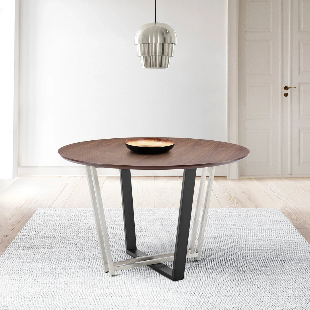 Walnut-Stainless Steel - Black