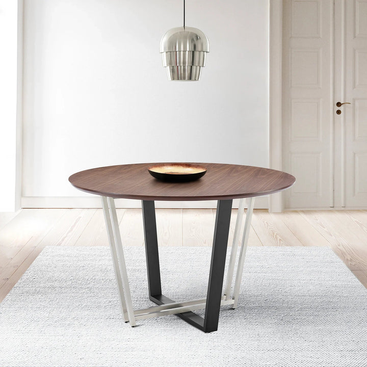 Walnut-Stainless Steel - Black