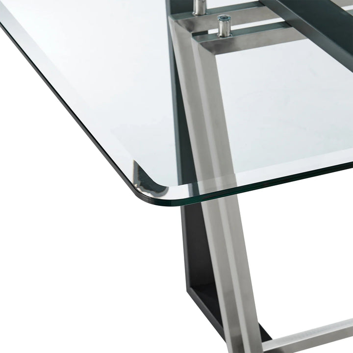 Black and Stainless Steel-Black and Stainless Steel