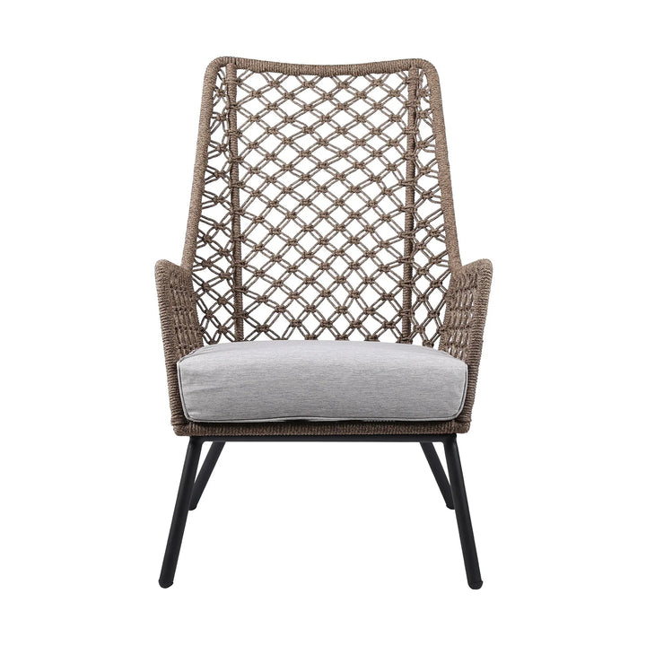 Gray-Taupe Rope-Black Legs