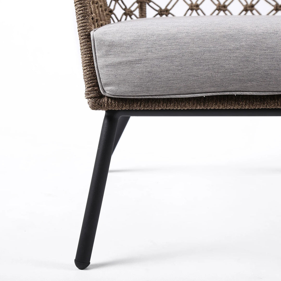 Gray-Taupe Rope-Black Legs