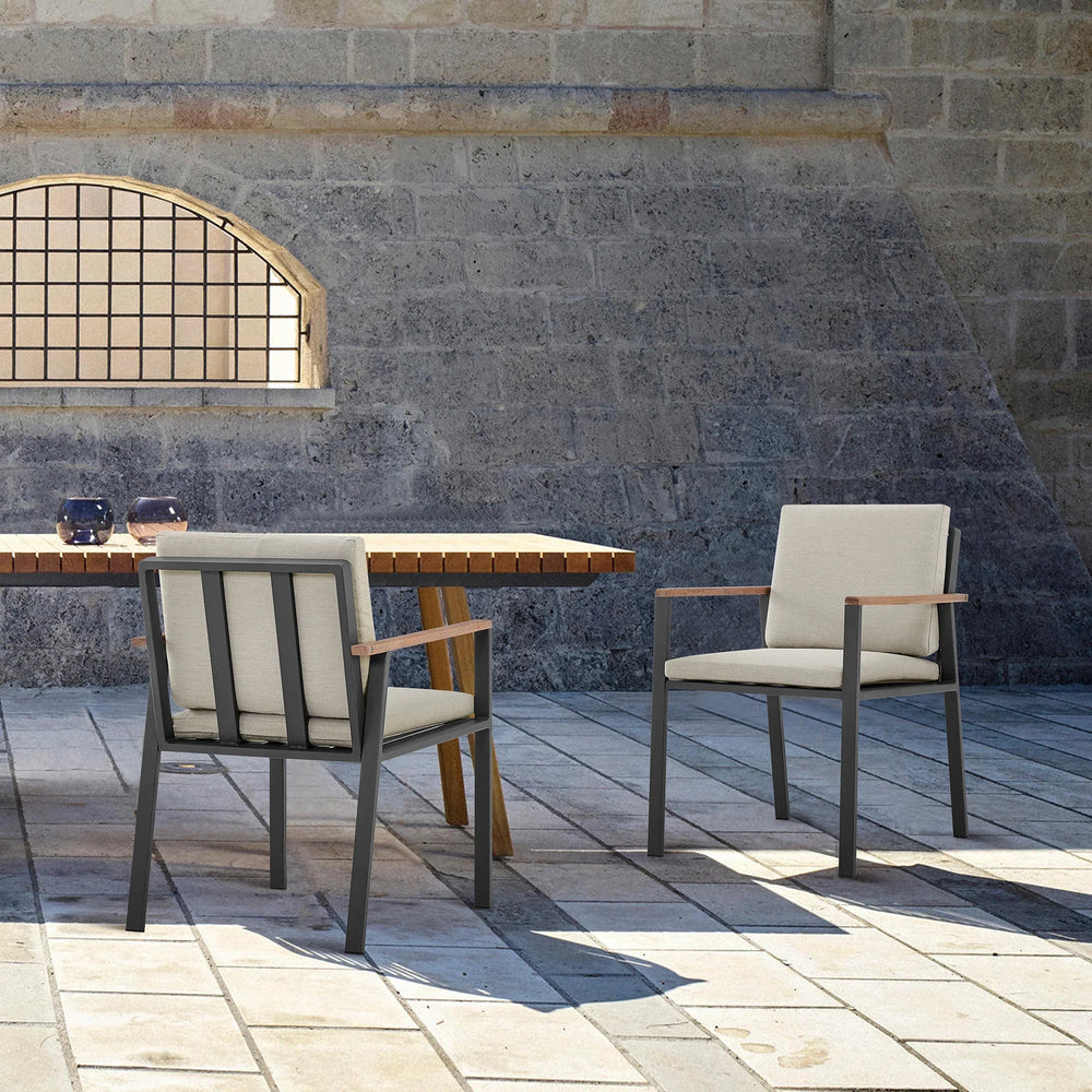 SwayLiving SwayLiving Nofi Outdoor Dining Chair Set of 2