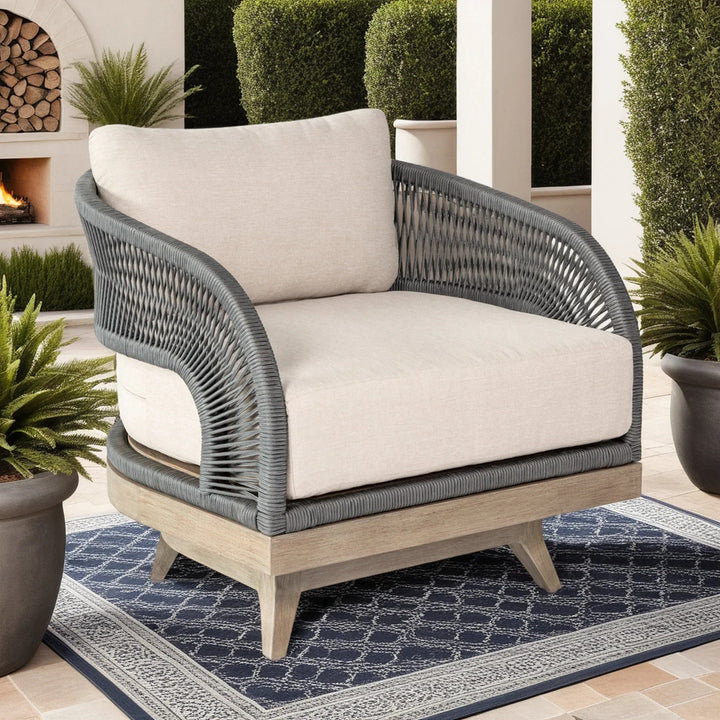 SwayLiving SwayLiving Orbit Outdoor Swivel Chair