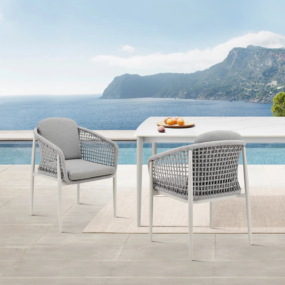 SwayLiving SwayLiving Rhodes Outdoor Dining Chair Set of 2
