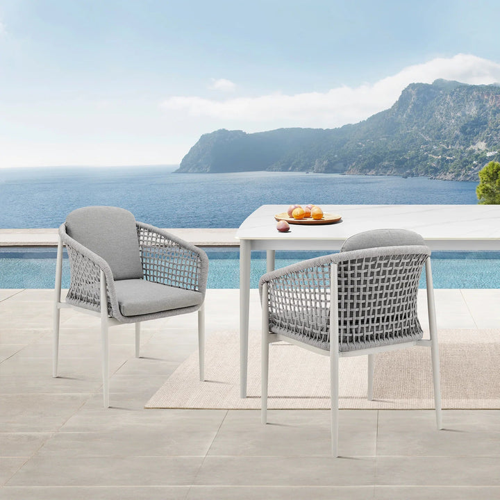 SwayLiving SwayLiving Rhodes Outdoor Dining Chair Set of 2