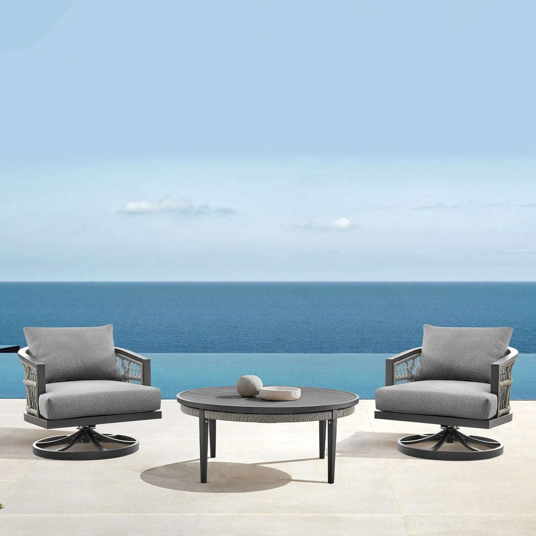 SwayLiving SwayLiving Zella Outdoor Round Coffee Table