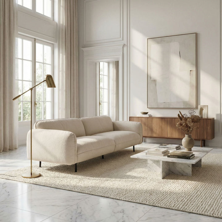 SwayLiving - Franklin Sofa, Performance Chenille Fabric - LEA-AS002FB