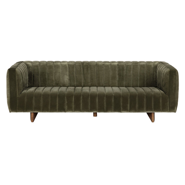 SwayLiving - Khann Sofa, Green Performance Velvet - LEA-AS004VEL