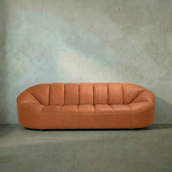SwayLiving - Amadeus Sofa, Roman Red Leather - LEA-AS005RR