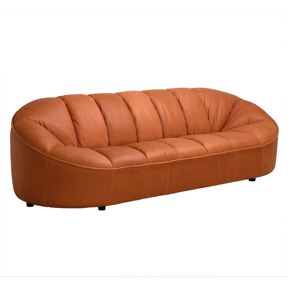 SwayLiving - Amadeus Sofa, Roman Red Leather - LEA-AS005RR