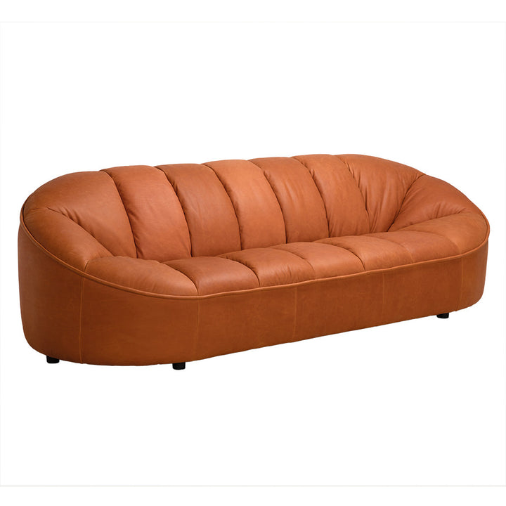 SwayLiving - Amadeus Sofa, Roman Red Leather - LEA-AS005RR