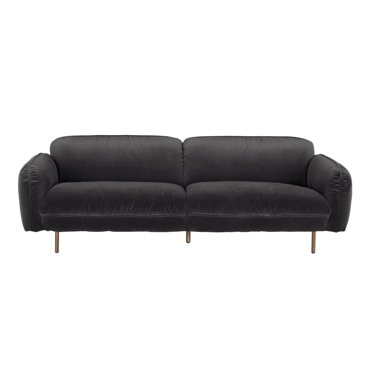 SwayLiving - Franklin Sofa, Grey Velvet - LEA-AS006GRV