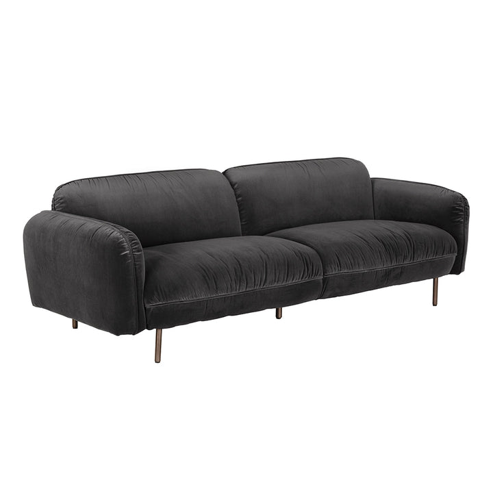 SwayLiving - Franklin Sofa, Grey Velvet - LEA-AS006GRV