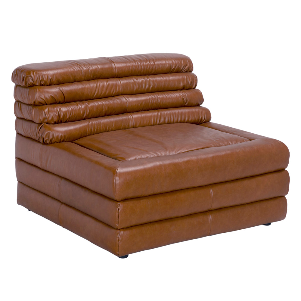 SwayLiving - Bandera Sofa, 1A, Roche Tan Leather - LEA-AS015A-1ABR