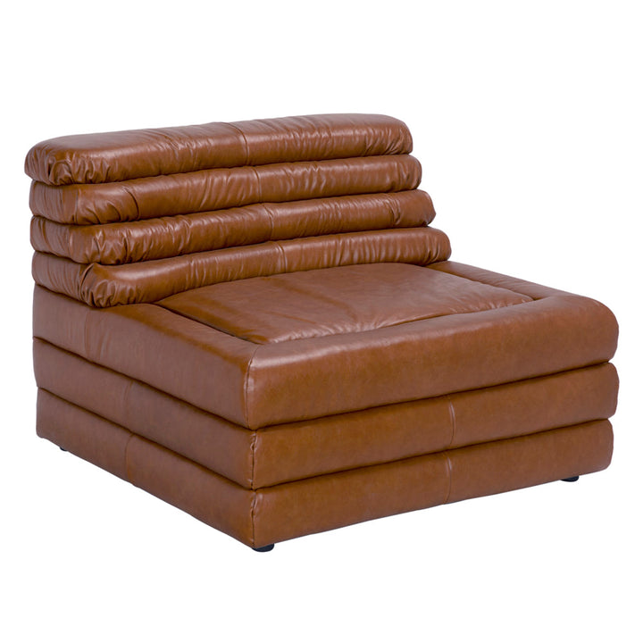 SwayLiving - Bandera Sofa, 1A, Roche Tan Leather - LEA-AS015A-1ABR