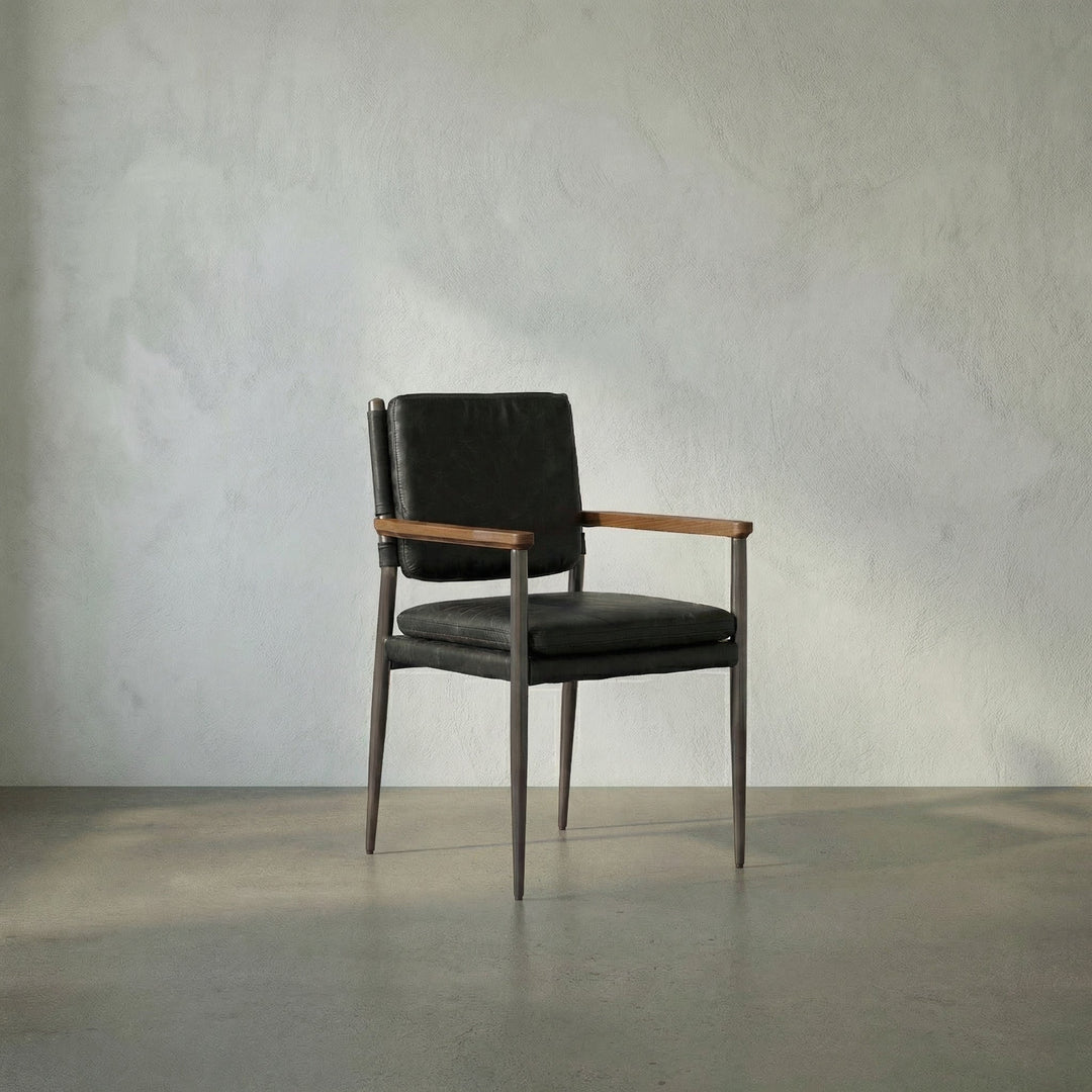 SwayLiving - Wooster Chair Dining Chair w Arms - LEA-C0115C