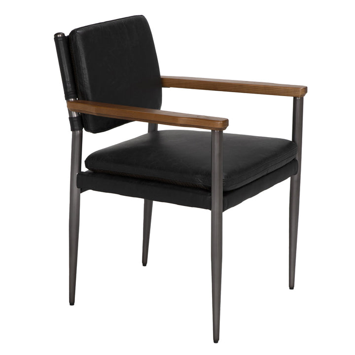 SwayLiving - Wooster Chair Dining Chair w Arms - LEA-C0115C