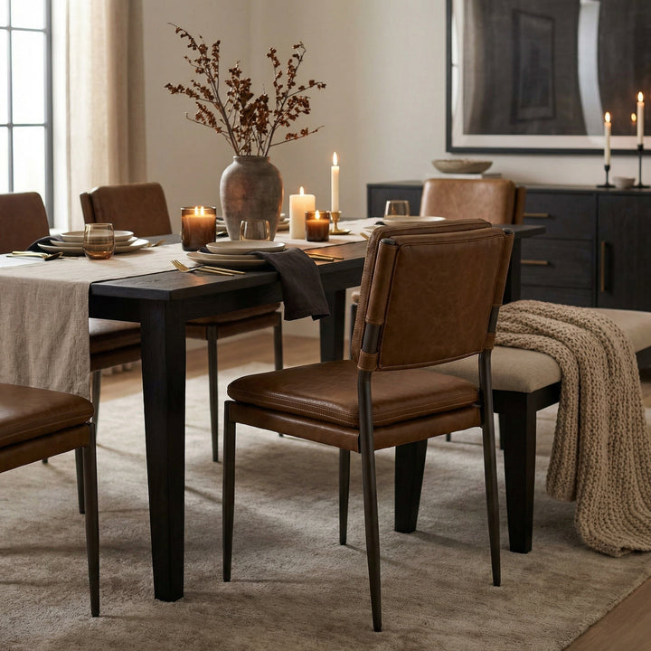 SwayLiving Wooster Dining Chair - Brown