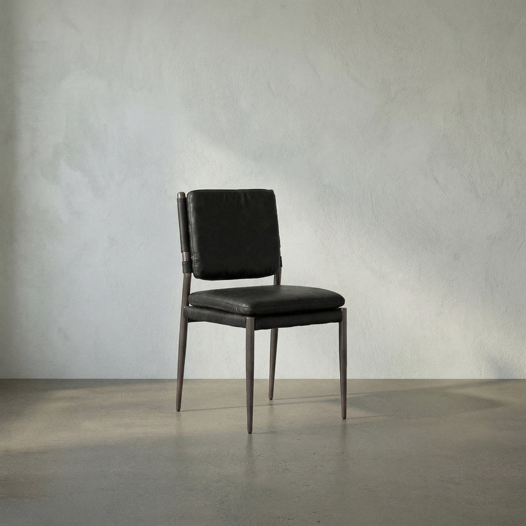 SwayLiving - Wooster Dining Chair, Black - LEA-C0115D-1D