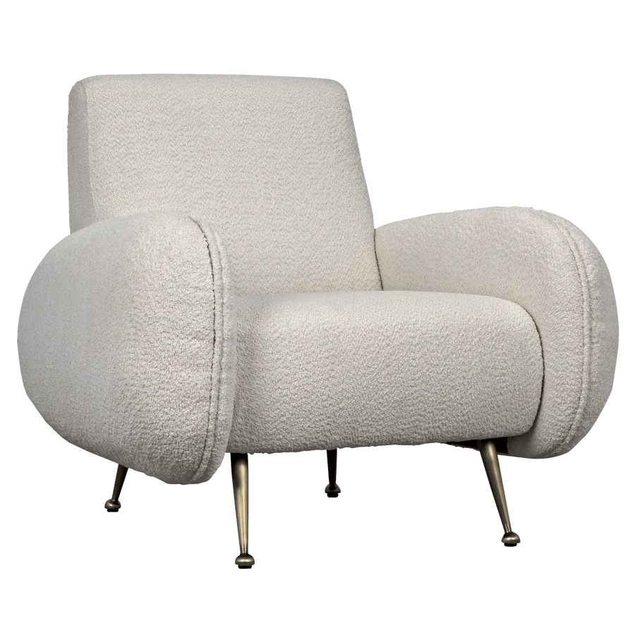 SwayLiving Hera Chair, Boucle Fabric ACCENT + LOUNGE CHAIRS