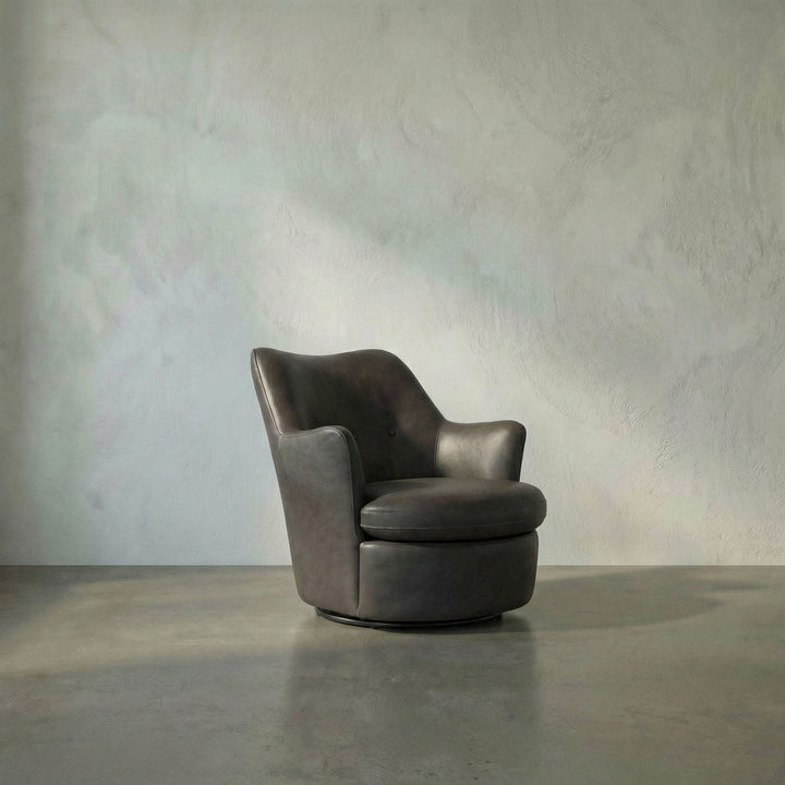 SwayLiving - Hotchkiss Swivel Arm Chair - LEA-C0672-1D