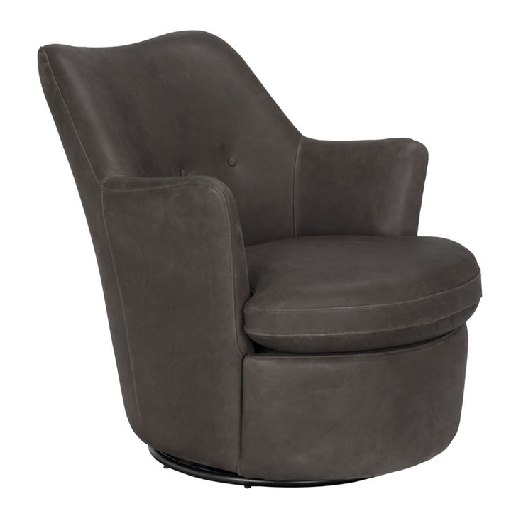 SwayLiving - Hotchkiss Swivel Arm Chair - LEA-C0672-1D