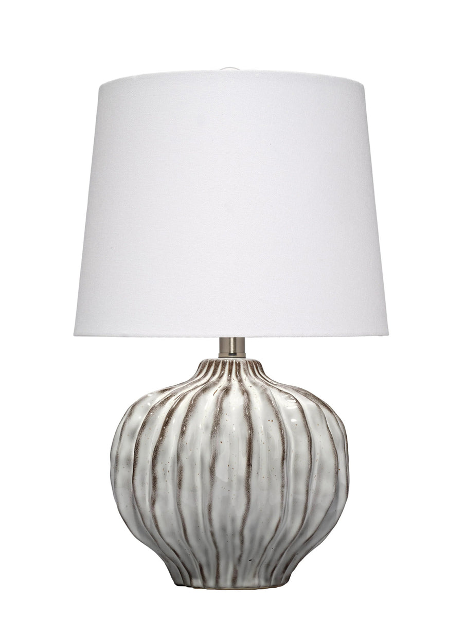 SwayLiving Reef Ceramic Table Lamp with Linen Shade TABLE LAMPS