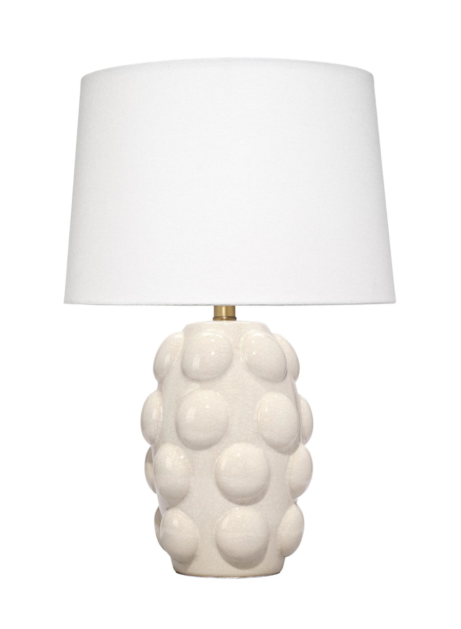 SwayLiving Silas Ceramic Table Lamp with Linen Shade TABLE LAMPS