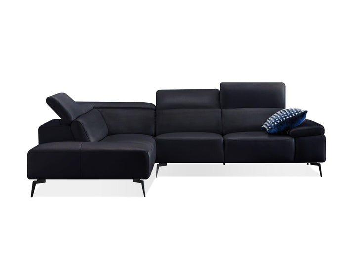 Manual/Black Full Top Grain Semi-Analine Leather