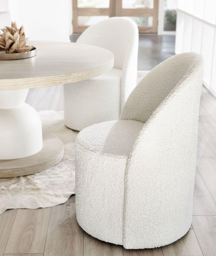 SwayLiving - Solaria Fully Upholstered Swivel Arm Chair In Fabric B582 - Set of 2 - '310531 | SwayLiving