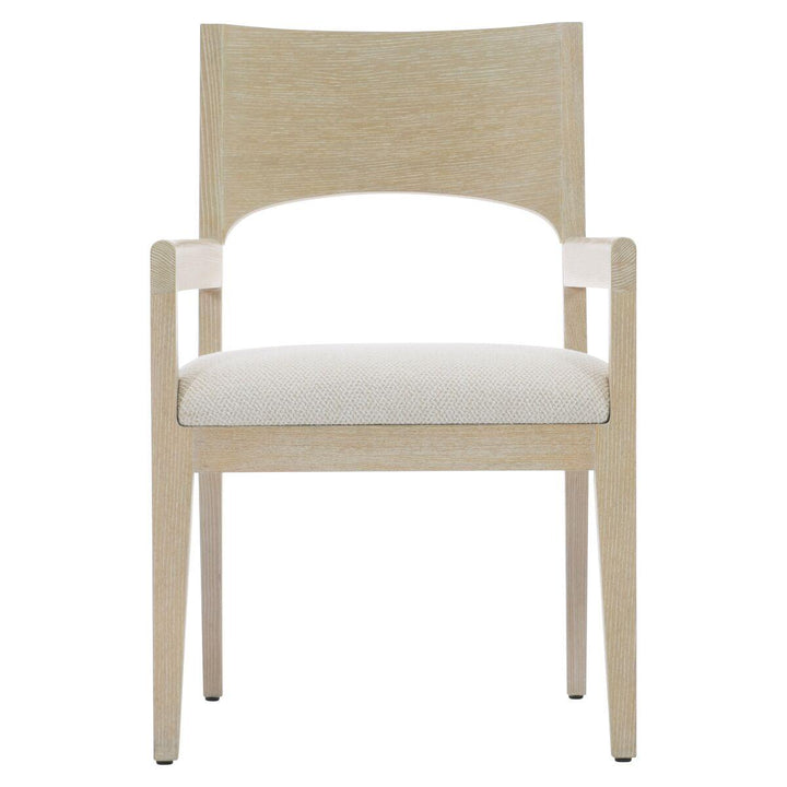 SwayLiving - Solaria Wood Back Arm Chair In Fabric B581 - Set of 2 - '310556 | SwayLiving