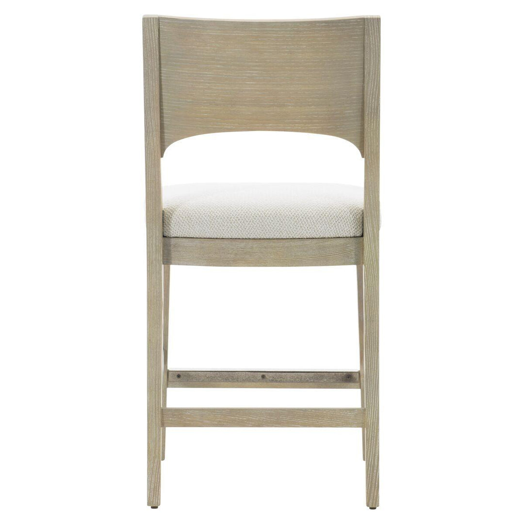 SwayLiving - Solaria Wood Back Counter Stool In Fabric B581 - '310587 | SwayLiving