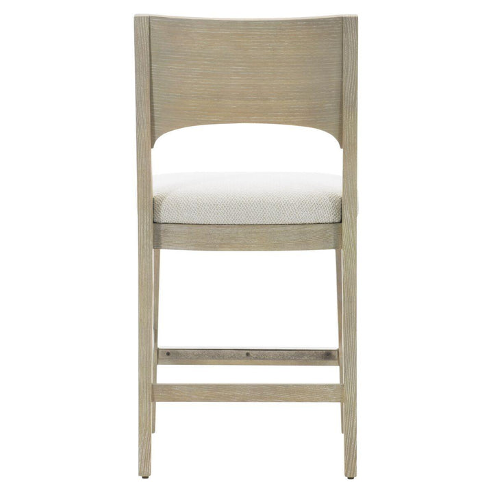 SwayLiving - Solaria Wood Back Counter Stool In Fabric B581 - '310587 | SwayLiving