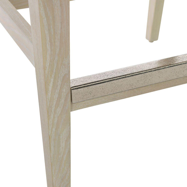SwayLiving - Solaria Wood Back Counter Stool In Fabric B581 - '310587 | SwayLiving