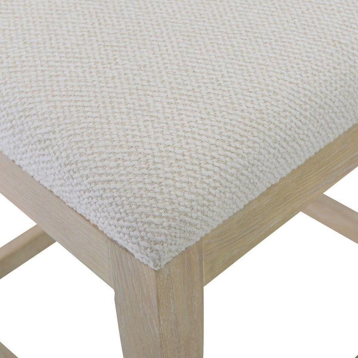 SwayLiving - Solaria Wood Back Bar Stool In Fabric B581 - '310588 | SwayLiving