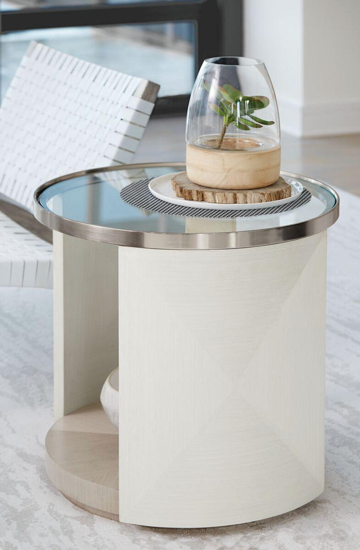 SwayLiving - Axiom Side Table Round - '381125 | SwayLiving