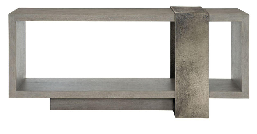 SwayLiving - Linea Console Table Gray - 384910G | SwayLiving