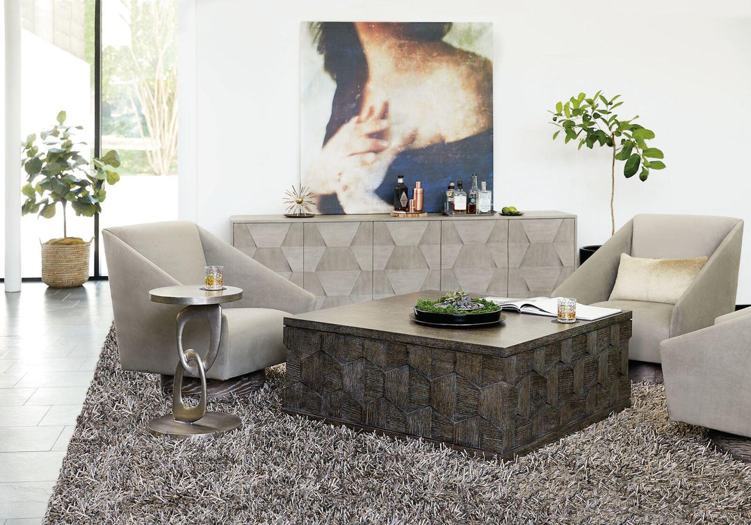 SwayLiving - Linea Cocktail Table Square - 384011B | SwayLiving