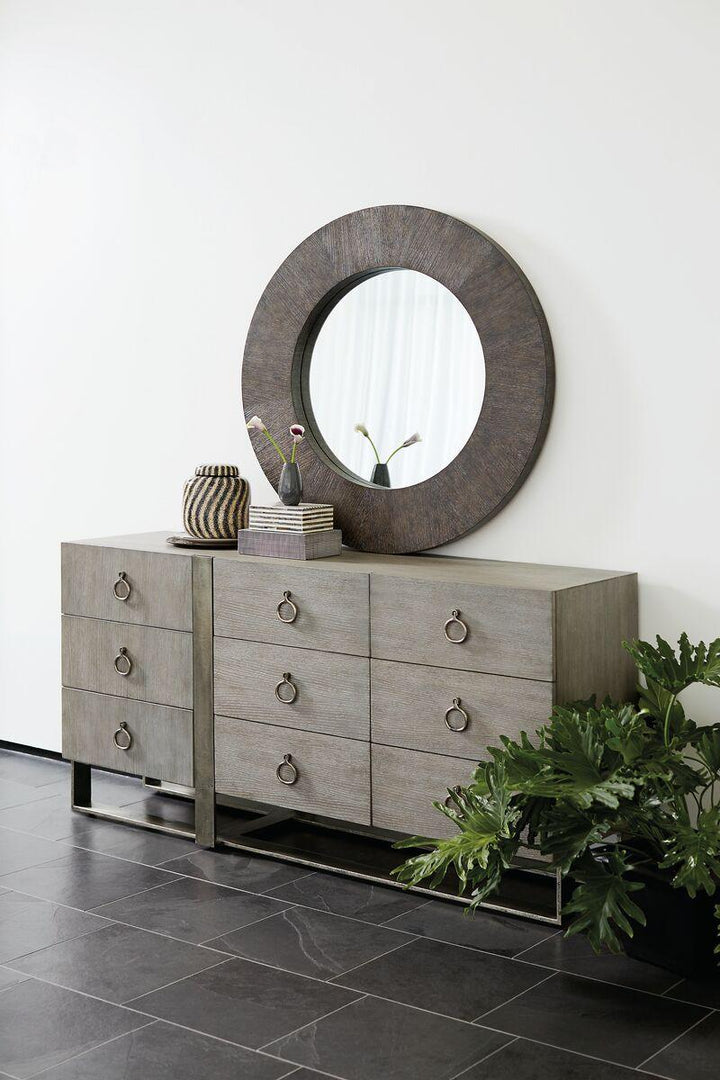 SwayLiving - Linea Mirror Round - 384333B | SwayLiving