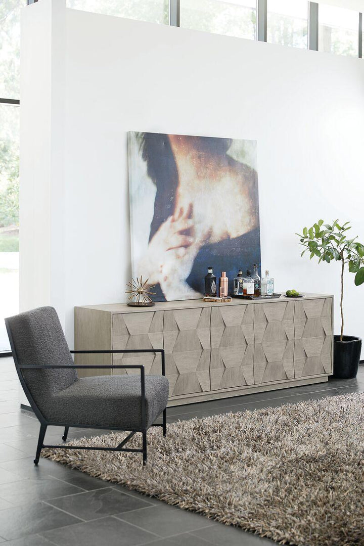SwayLiving - Linea Entertainment Credenza Gray - 384870G | SwayLiving