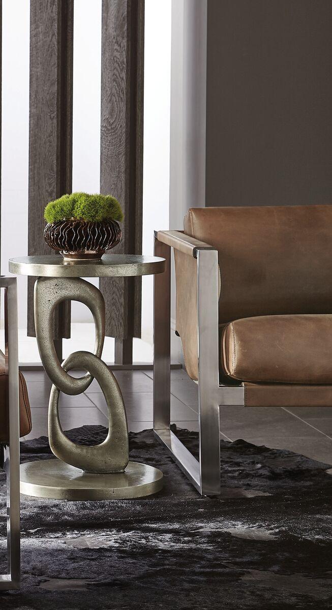 SwayLiving - Linea Accent Table With Shapes - '384123 | SwayLiving