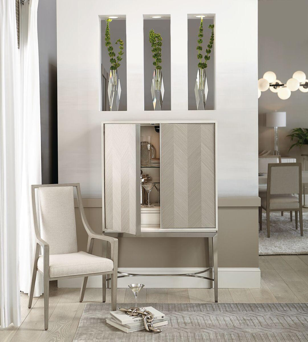 SwayLiving - Axiom Arm Chair - Set of 2 - '381566 | SwayLiving