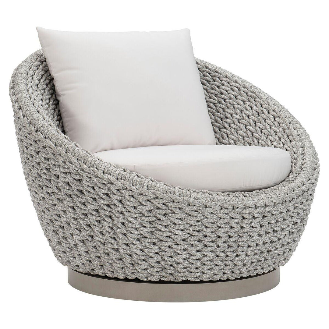 SwayLiving - Savaii Swivel Chair Rope Weave - O1402S | SwayLiving