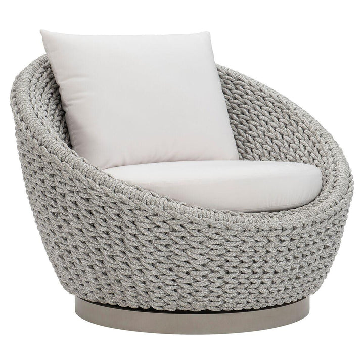 SwayLiving - Savaii Swivel Chair Rope Weave - O1402S | SwayLiving