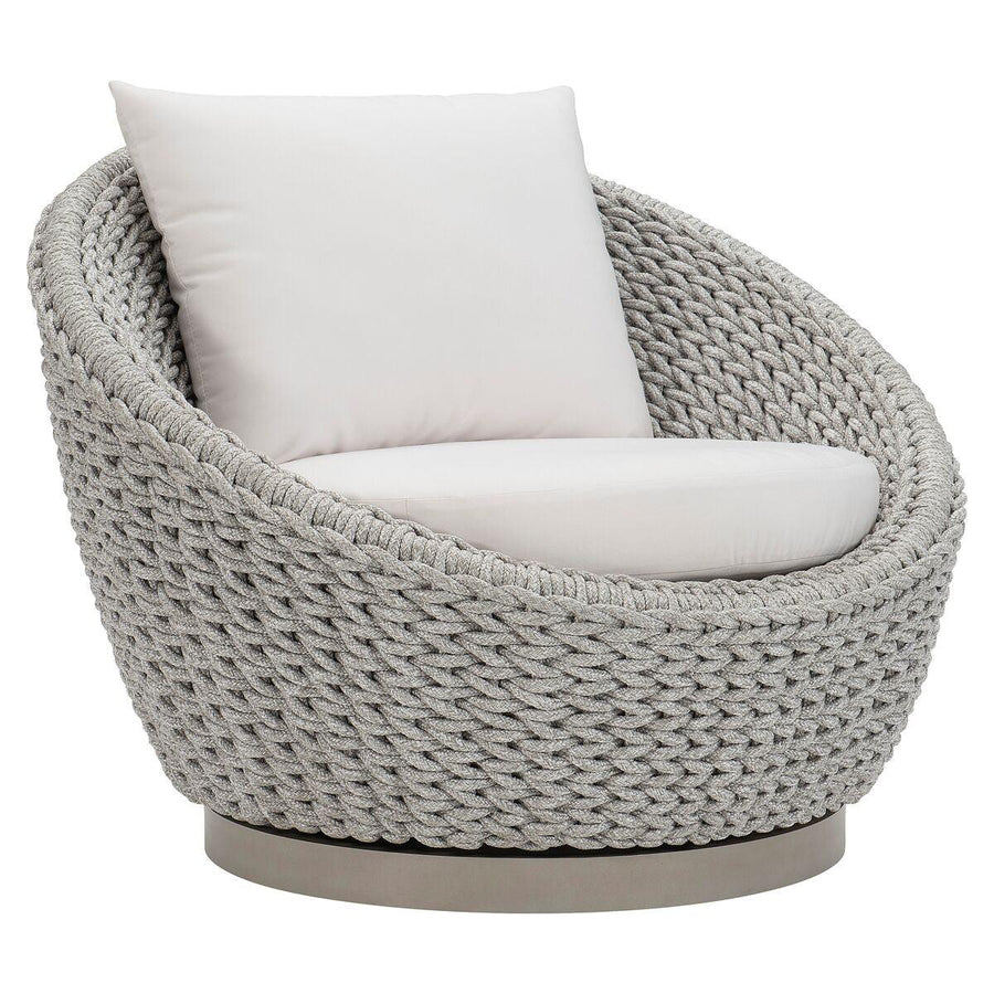 SwayLiving - Savaii Swivel Chair Rope Weave - O1402S | SwayLiving