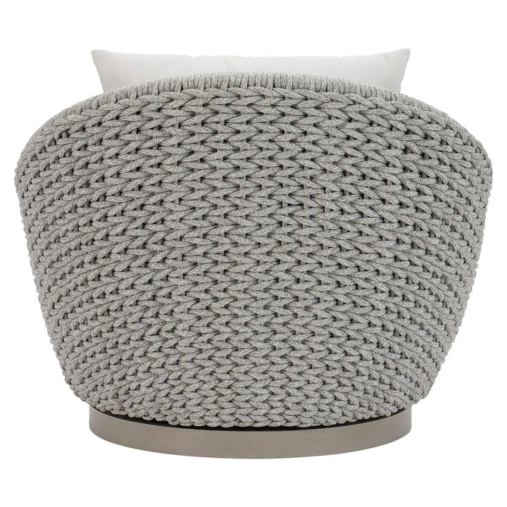 SwayLiving - Savaii Swivel Chair Rope Weave - O1402S | SwayLiving