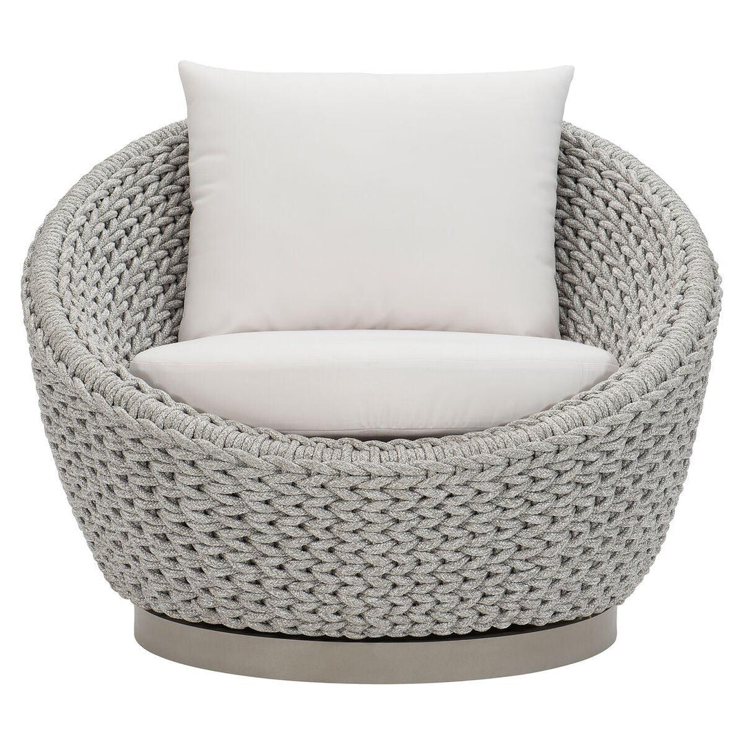 SwayLiving - Savaii Swivel Chair Rope Weave - O1402S | SwayLiving