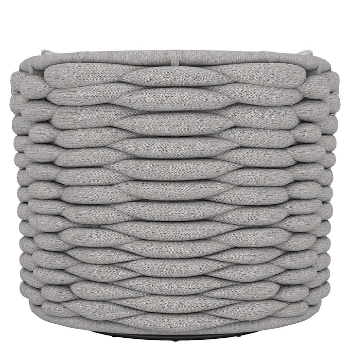 SwayLiving - Wailea Swivel Chair Grey Sock Weave Swivel Chair - OP2013S | SwayLiving